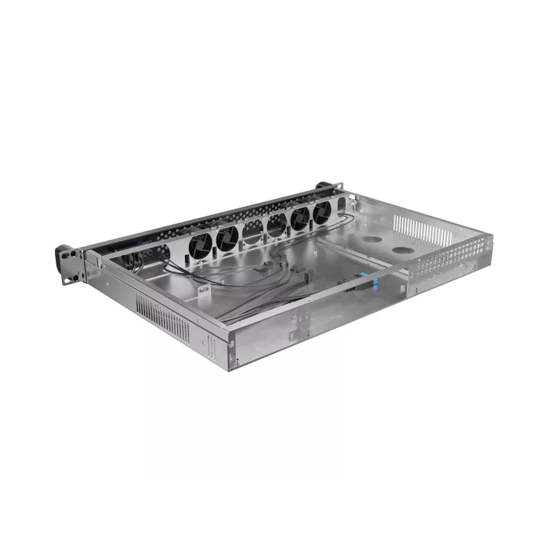 Obudowa rack Lanberg SC01-3001-10B 1U czarna 4 wentylatory