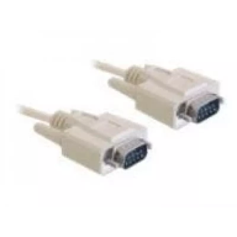 Kabel szeregowy DeLOCK RS-232 1m Beżowy DB-9