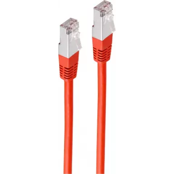 Kabel sieciowy ShiverPeaks BS75111-R czerwony 1m Cat5e F/UTP