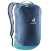 Nosidełko turystyczne Deuter Kid Comfort Pro, niebieskie, poliamid, maks. 22 kg, daszek przeciwsłoneczny, kieszeń boczna