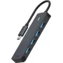 Koncentrator Rapoo USB-C, USB-C na USB-A, szary (00217695)