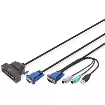 Przełącznik KVM Digitus DS-72212 jednoportowy