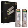 Extralink SFP+ 10G 2-pack | Moduł SFP+ | 10Gbps, LC/UPC, 1310nm, 10km, jednomodowy, DOM