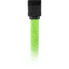 Kabel SATA Sharkoon SATA 3 0,45 m 7-pin czarny zielony