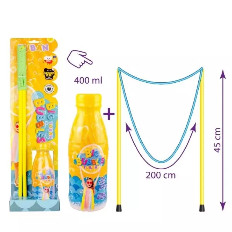 Sznurek do dużych baniek + płyn 400 ml
