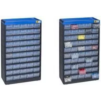Skrzynka do przechowywania Allit VarioPlus 30,0 x 13,5 x 52,5 cm — plastikowy organizer, możliwość układania w stos