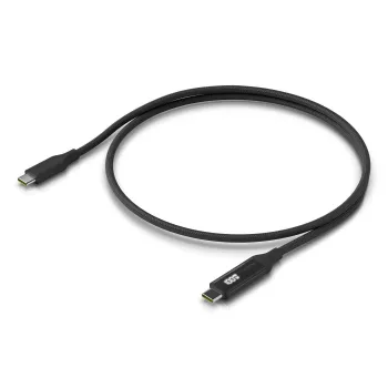 Kabel USB Ubiquiti UACC-Cable-USB-100W-1M-BK USB C Czarny Szary 1m 0,48 Gbit/s