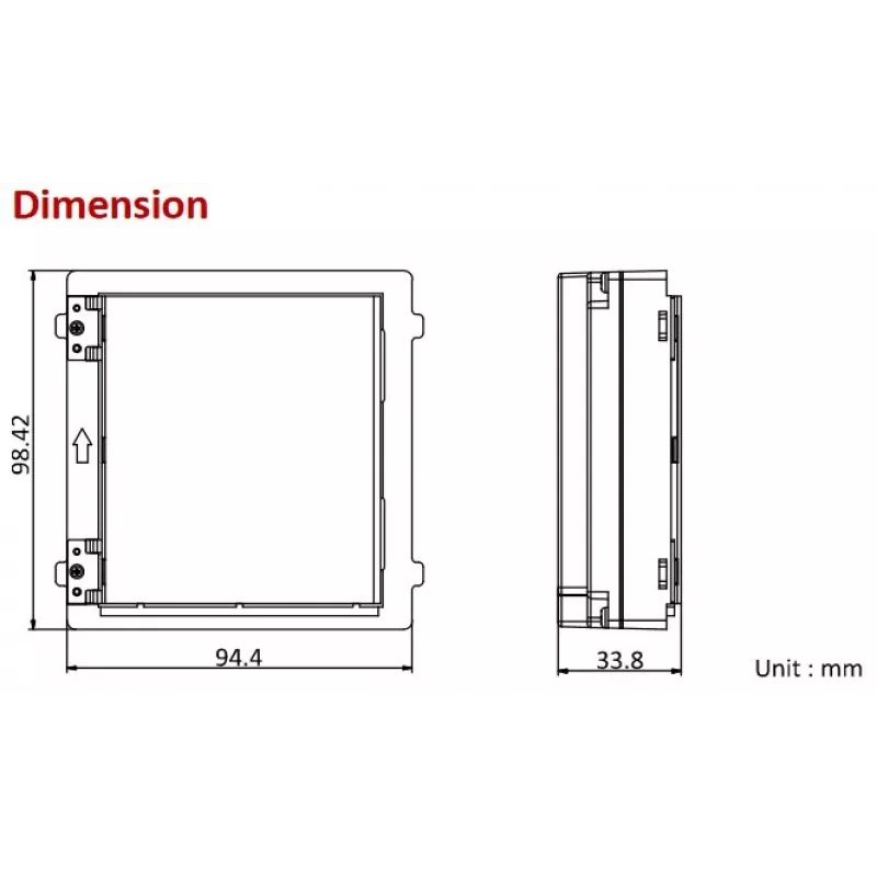 Wyświetlacz Hikvision DS-KD-INFO
