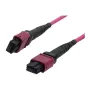 Kabel krosowy LWL-MTP-żeński OM4 LowLoss (ELite), 12 włókien, typ B skrzyżowany, wrzosowy fiolet, 10 m, Synergy 21 (S216791)