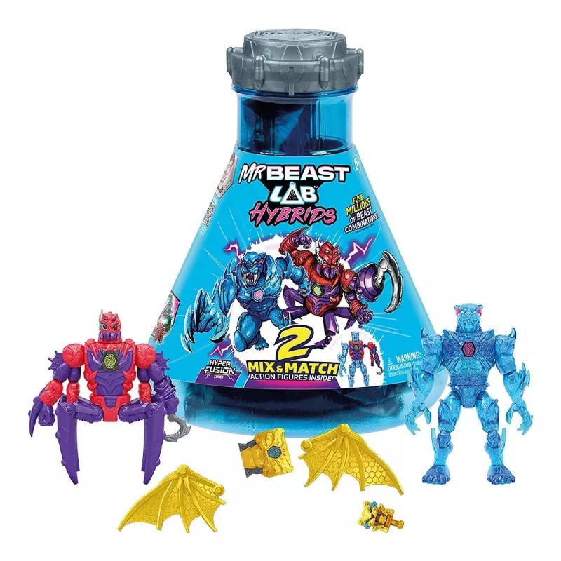 Figurki akcji Cobi Mr Beast Lab Hybrydy Multipack – zestaw kolekcjonerski Cobi (MO-24903)