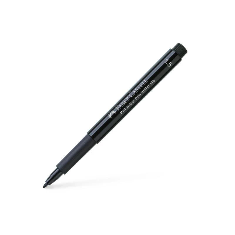 Pisak Faber-Castell 167153 — marker z końcówką filcową, czarny, pojedyncza sztuka