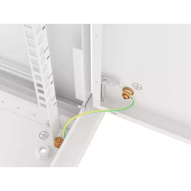 Wall mounted rack Lanberg WF01-6606-00S 6U szary 60 kg capacity