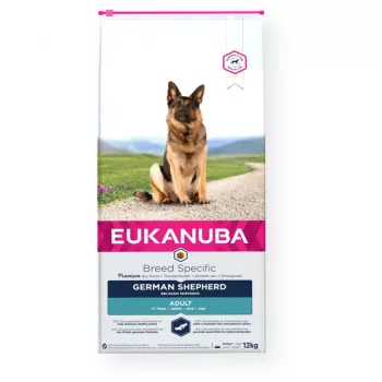 Sucha karma dla psa EUKANUBA Breed Specific German Shepherd Adult 12 kg, kurczak, białko 23%, tłuszcz 13%