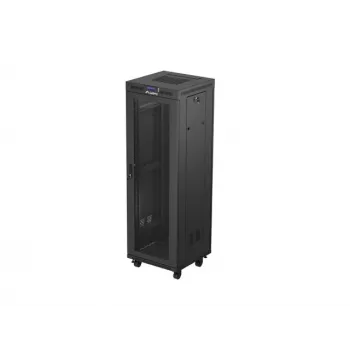 Wolnostojąca szafa rack 19 cali LANBERG FF01-6637-23BL 37U 600x600 czarna