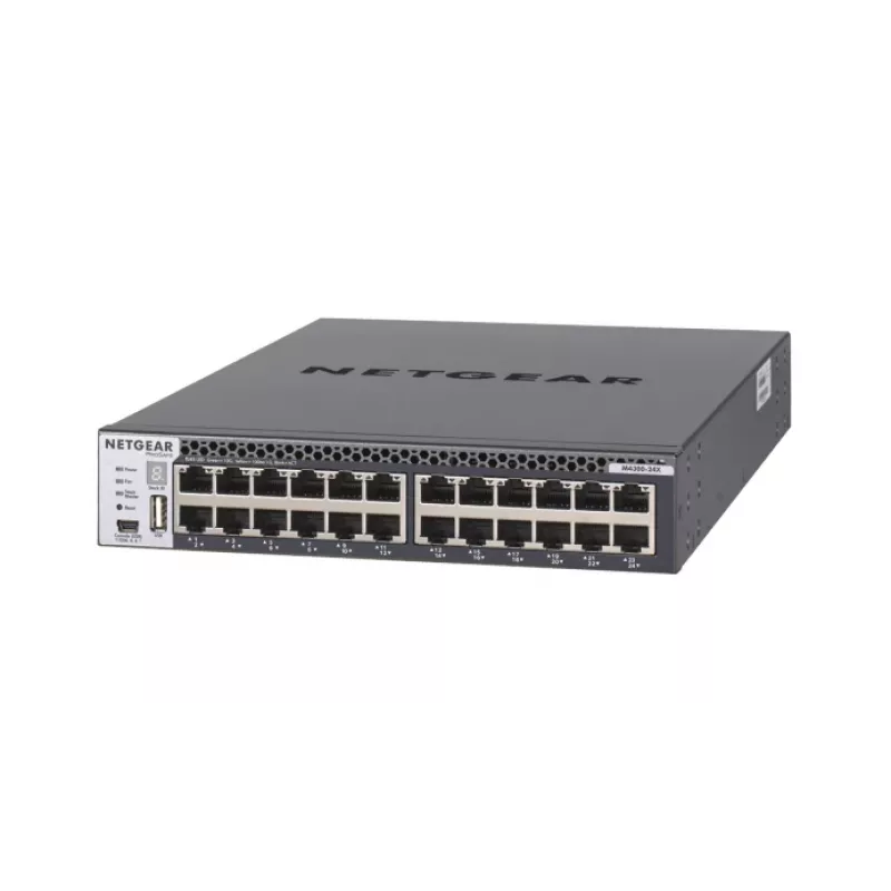 NETGEAR M4300-24X Zarządzalny L3 10G Ethernet (100/1000/10000) 1U Czarny