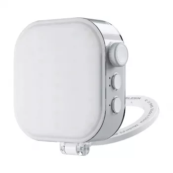 Telesin Ice Cube selfie light with phone holder P5-BGD-03 — kompaktowe światło LED do zdjęć i regulowany uchwyt na telefon