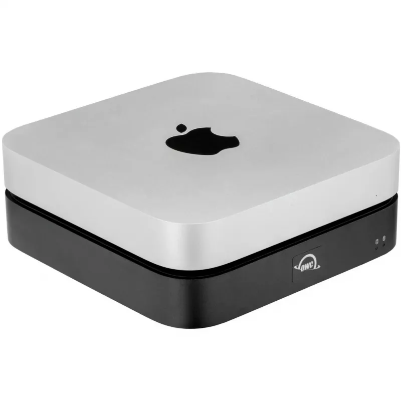 miniStack STX, Thunderbolt 4 (schwarz, Stapelbares Storage-Gehäuse mit Thunderbolt Hub Xpansion)