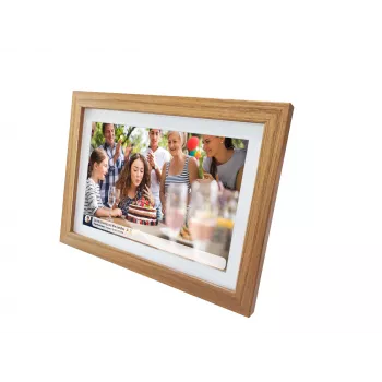 Denver ramka cyfrowa z FRAMEO 10,1 16 GB jasne drewno