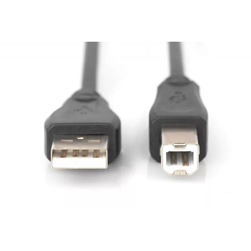 Digitus ASSMANN - Kabel USB - USB Typ A, 4-pin (M) - USB Typ B, 4-pin (M) - 50 cm (USB/USB 2.0) - Czarny (AK-300105-005-S)