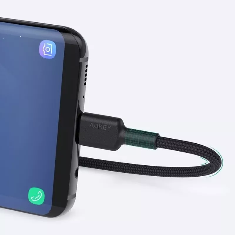 Kabel USB-C Aukey CB-CD45 0,9 m — USB Type-C do USB-A, obsługa Quick Charge