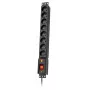 LESTAR LXARM 810 G-A K.:CZ 1,5M 19PDU Czarny 8 gniazd AC 230 V 1,5 m