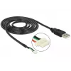 Kabel do kamery DeLOCK 95986 1,5 m czarny