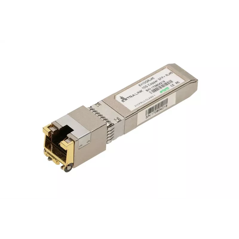 Moduł SFP Extralink SFP RJ45 10G 1x RJ45 10Gb/s Miedziany