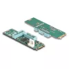 DeLOCK 61066 Wewnętrzny adapter USB 3.2 Gen 1 M.2 Męski Czarny