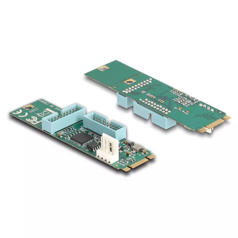 DeLOCK 61066 Wewnętrzny adapter USB 3.2 Gen 1 M.2 Męski Czarny