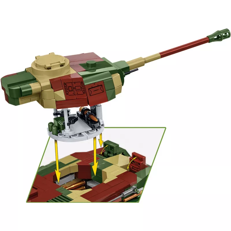 Blocks WWII PZKPFW IV AUSF.G 1107 klocki