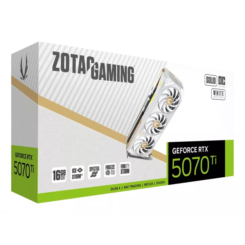 Karta graficzna ZOTAC GAMING GeForce RTX 5070 Ti SOLID CORE OC 16GB GDDR7