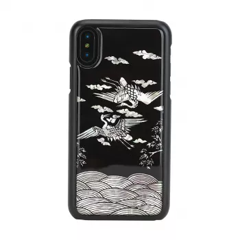 Pokrowiec na smartfona iKins do iPhone XS / XS Max — Crane Czarny powłoka ochronna
