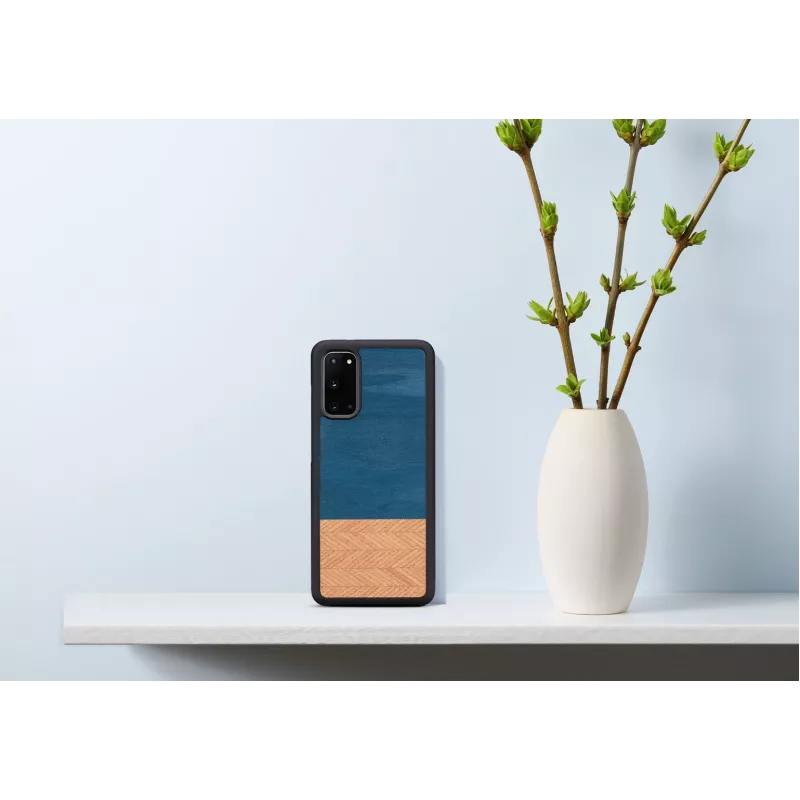 Etui na telefon man and wood Galaxy S20 denim czarny