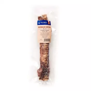 Gryzak dla psa PETMEX Tchawica wołowa 30 cm naturalny gryzak dla psów średnich i dużych, 75 g