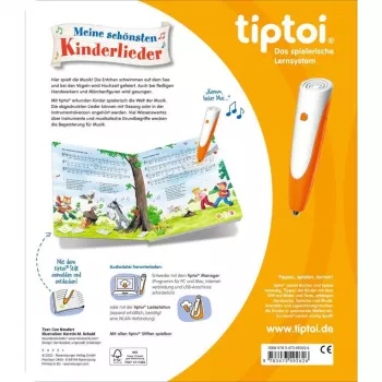 tiptoi Moje najpiękniejsze piosenki dla dzieci, książka edukacyjna