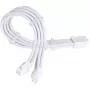 Przedłużacz kabla zasilającego SILVERSTONE EPS 12V 8-pin (30 cm) biały SST-PP07E-EPS8W-V2