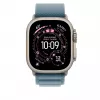 Opaska Apple MFTH4ZM/A akcesoria do smartwatchy niebieski Titanium