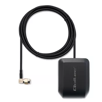 Antena GPS/GLONASS QOLTEC 28 dBi 50 W ze złączem SMA kątowym