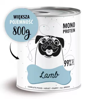 PAKA ZWIERZAKA Pepe Lamb - mokra karma dla psa - 800 g