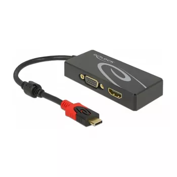 Adapter graficzny USB DeLOCK 87730 3840 x 2160 pikseli Czarny
