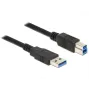 Kabel USB DeLOCK 85068 USB 3.2 Gen 1 2 m USB A USB B Czarny