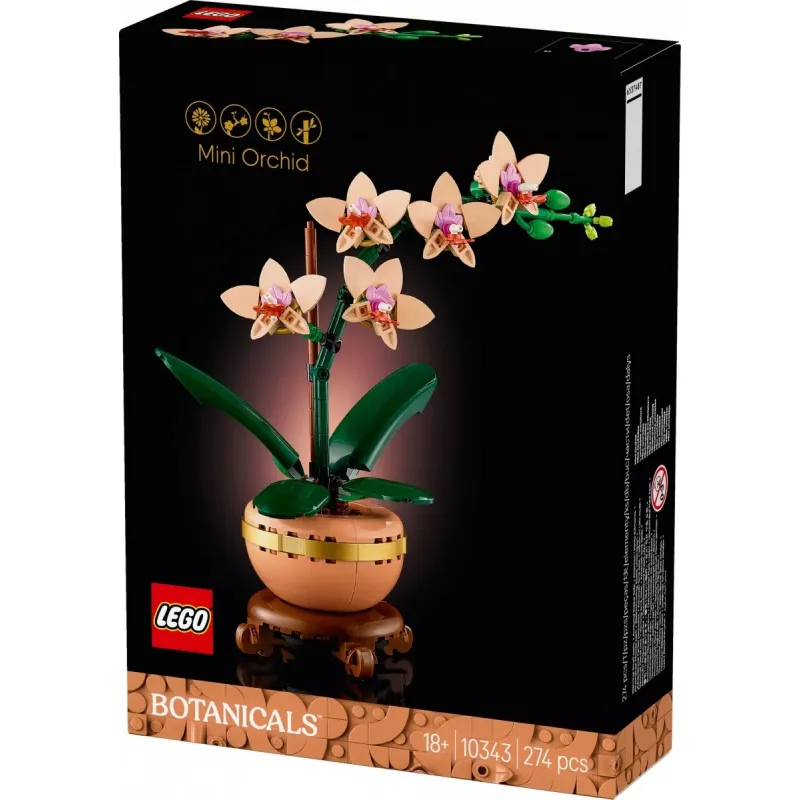 LEGO ICONS 10343 Kolekcja Botaniczna - Mini Orchidea