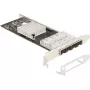 Karta Delock PCI Express x4 na 4 gniazda SFP Gigabit LAN i350 (88342)