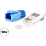 Złącze przewodowe RJ-45 ShiverPeaks 72067-50B niebieskie