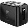 Toster elektryczny, czarny, 220-240V, 50-60Hz, 780-930W, 2 szczeliny, 3 tryby, 7 poziomów opiekania