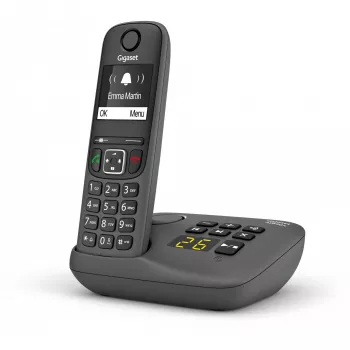 Telefon analogowy/DECT Gigaset AE690A Identyfikacja numeru dzwoniącego Słuchawka bezprzewodowa Antracyt
