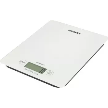Voltcraft waga listowa TS-5000/1 Zakres ważenia (maks.) 5 kg Czytelność 1 g na baterie Biała (TS-5000/1)