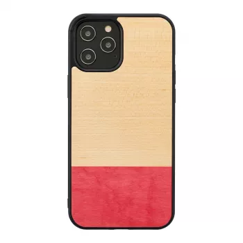 Etui na telefon man and wood do iPhone 12 Pro Max — miss match Czarny