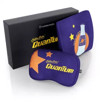 Poduszka pod szyję/Poduszka lędźwiowa noblechairs Fallout Nuka-Cola Quantum fioletowa 2 szt.