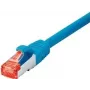 Tecline 715003B kabel krosowy Ethernet niebieski